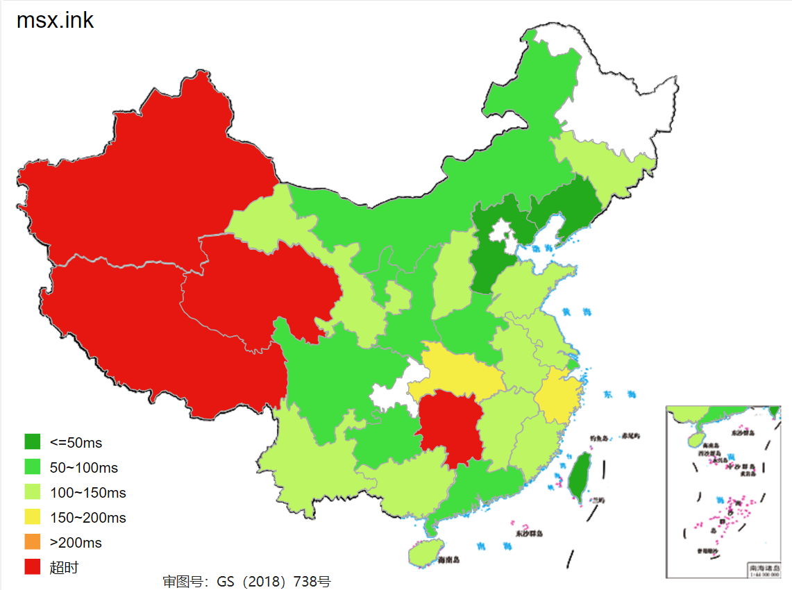 网络延迟情况